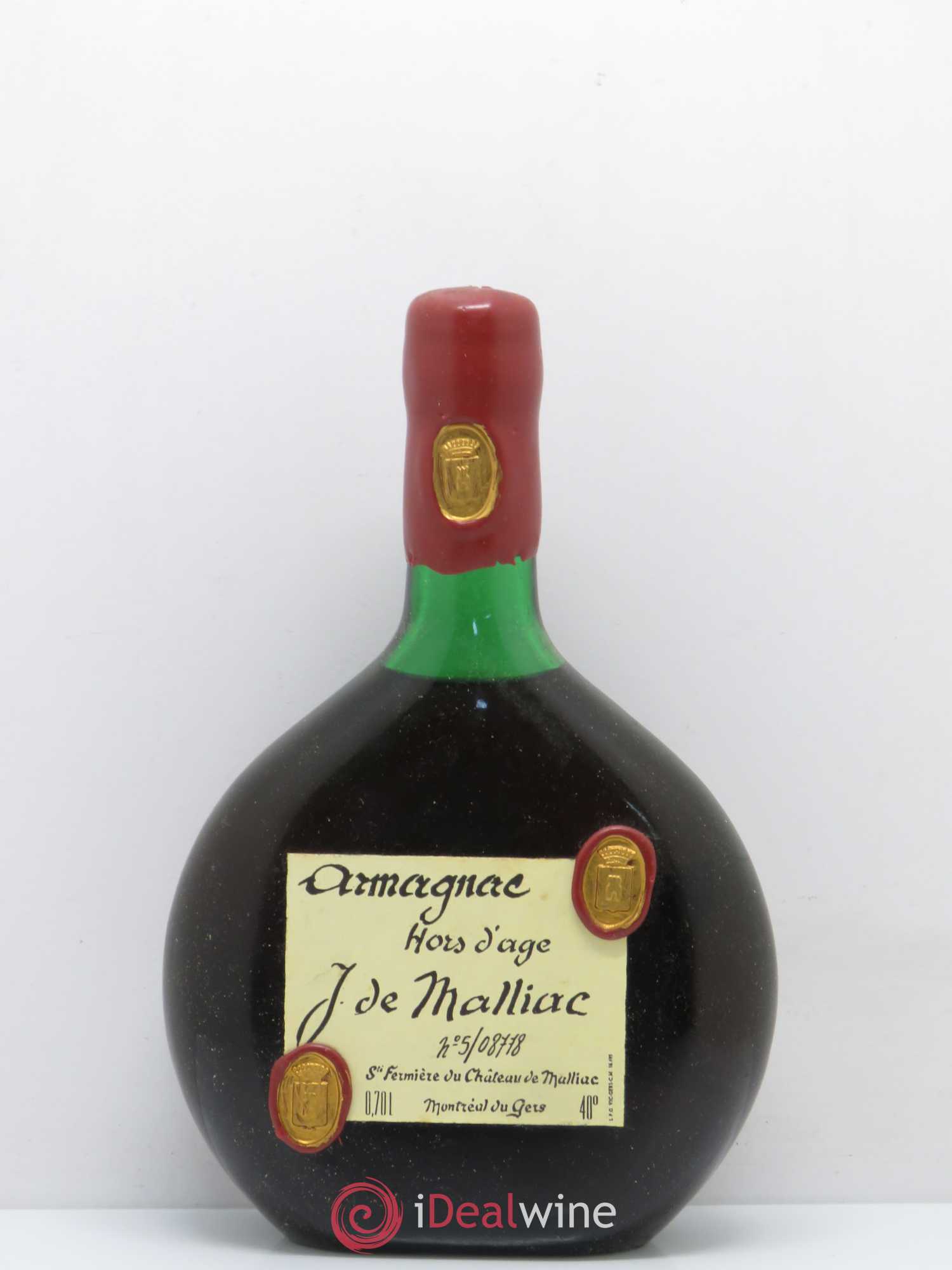 Armagnac Hors d'Age J. de Malliac Barnebys