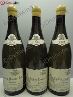 Chablis 1er Cru Butteaux Domaine Raveneau  2004 - Lot of 3 Bottles