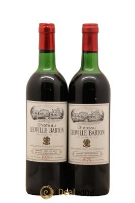Château Léoville Barton 2ème Grand Cru Classé  1975 - Lot of 2 Bottles