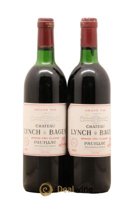 Château Lynch Bages 5ème Grand Cru Classé  1985 - Lot of 2 Bottles
