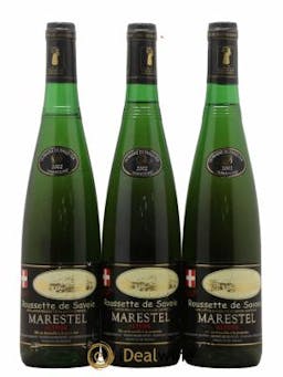 Vin de Savoie Roussette Marestel Domaine Dupasquier 2002 - Lot de 3 Bouteilles