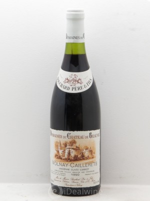 Volnay 1er cru Caillerets - Ancienne Cuvée Carnot Bouchard Père & Fils  1990 - Lot de 1 Bouteille