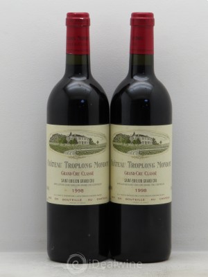 Château Troplong Mondot 1er Grand Cru Classé B  1998 - Lot of 2 Bottles
