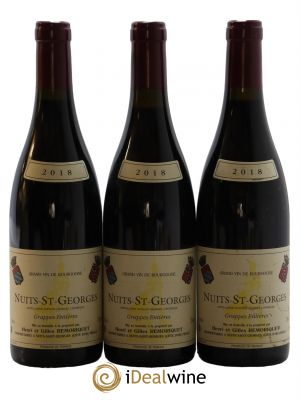 Nuits Saint-Georges Grappes Entieres Domaine Remoriquet 2018 - Lot de 3 Bottles