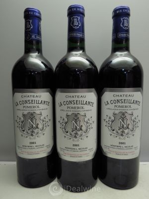 Château la Conseillante  2001 - Lot of 3 Bottles