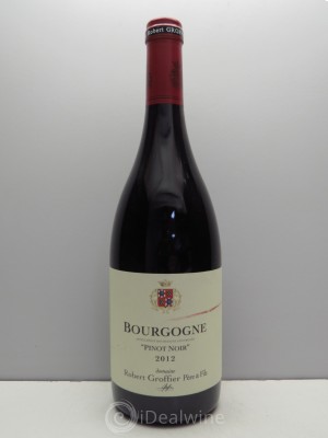 Bourgogne Domaine Groffier 2012 - Lot de 1 Bouteille
