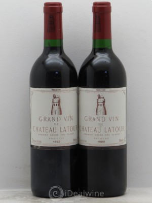 Château Latour 1er Grand Cru Classé  1989 - Lot de 2 Bouteilles