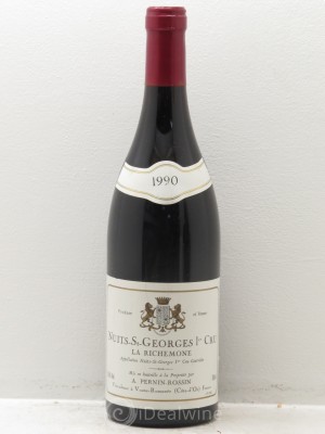 Nuits Saint-Georges 1er Cru La Richemonne Domaine Pernod Rossin 1990 - Lot de 1 Bouteille