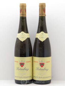 Pinot Gris (anciennement Tokay) Vendanges Tardives Zind-Humbrecht (Domaine) Rotenberg (sans prix de réserveno reserve)  1998 - Lot de 2 Bouteilles