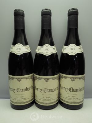Gevrey-Chambertin B.Maume 2003 - Lot de 3 Bouteilles