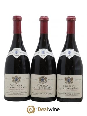 Volnay 1er Cru Clos des Chênes Château de Meursault 2005 - Lot de 3 Bottles