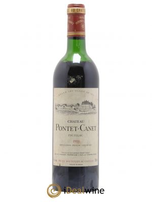 Château Pontet Canet 5ème Grand Cru Classé 1988 - Lot de 1 Bottle