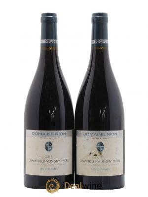 Chambolle-Musigny 1er Cru Les Charmes Patrice Rion (Domaine)  2016 - Lot of 2 Bottles