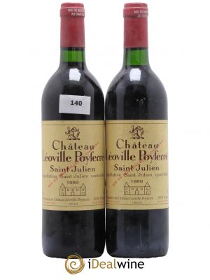 Château Léoville Poyferré 2ème Grand Cru Classé  1989 - Lot of 2 Bottles