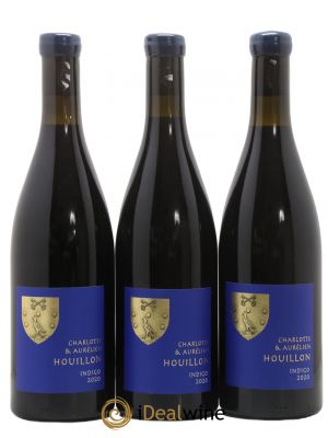 Côtes du Rhône Indigo Aurélien et Charlotte Houillon  2020 - Lot of 3 Bottles