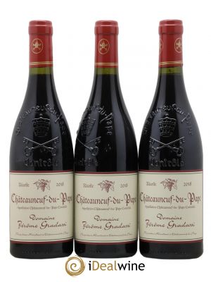 Châteauneuf-du-Pape Jerome Gradassi 2018 - Lot of 3 Bottles