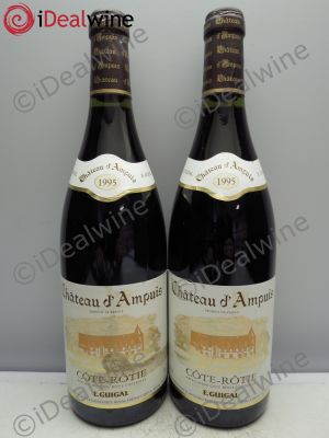 Côte-Rôtie Château d'Ampuis Maison Guigal  1995 - Lot of 2 Bottles