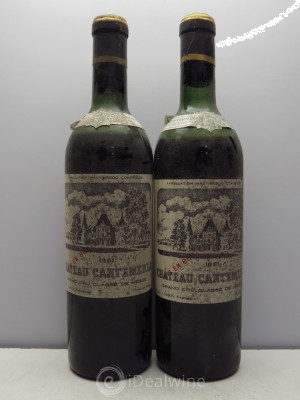 Château Cantemerle 5ème Grand Cru Classé  1961 - Lot of 2 Bottles