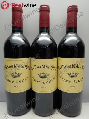 Clos du Marquis  2002 - Lot of 3 Bottles