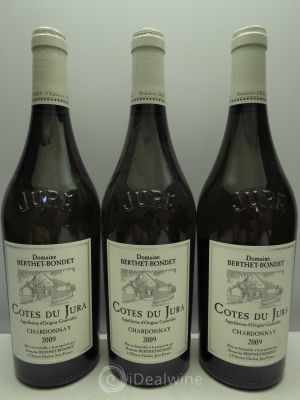 Côtes du Jura Chardonnay Berthet-Bondet  2009 - Lot de 3 Bouteilles