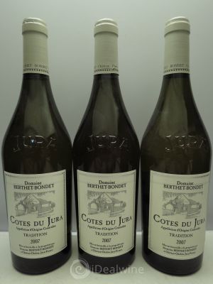 Côtes du Jura Tradition Berthet-Bondet 2007 - Lot de 3 Bouteilles