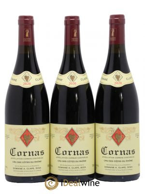 Cornas Auguste Clape  2020 - Lot of 3 Bottles