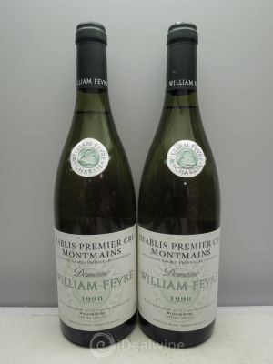 Chablis 1er Cru Montmains William Fèvre  1998 - Lot of 2 Bottles