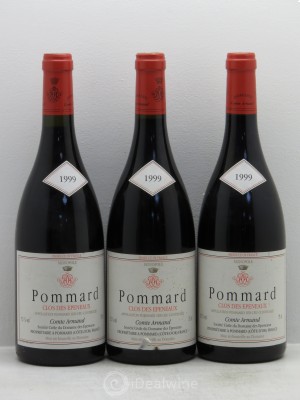 Pommard 1er Cru Clos des Epeneaux Comte Armand  1999 - Lot de 3 Bouteilles
