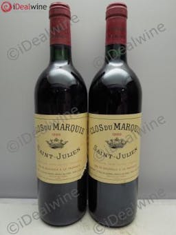 Clos du Marquis  1989 - Lot of 2 Bottles