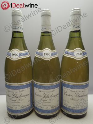 Corton-Charlemagne Grand Cru Domaine Chartron & Trébuchet  1990 - Lot of 3 Bottles