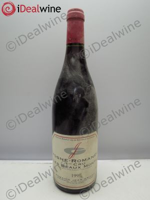Vosne-Romanée 1er Cru Les Beaux-Monts Jean Grivot  1992 - Lot of 1 Bottle