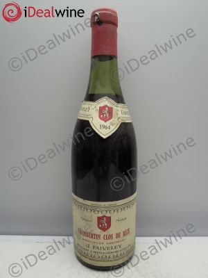 Chambertin Clos de Bèze Grand Cru Clos de Bèze Domaine Faiveley  1964 - Lot of 1 Bottle