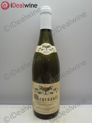 Meursault Les Rougeots Domaine Coche Dury  2005 - Lot of 1 Bottle