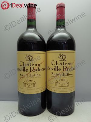Château Léoville Poyferré 2ème Grand Cru Classé  2000 - Lot of 2 Magnums