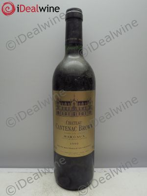 Château Cantenac Brown 3ème Grand Cru Classé  1990 - Lot of 1 Bottle