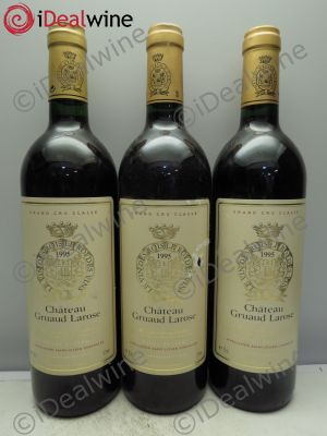 Château Gruaud Larose 2ème Grand Cru Classé  1995 - Lot of 3 Bottles