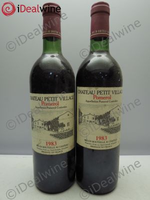 Château Petit Village  1983 - Lot of 2 Bottles