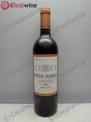 Château Desmirail 3ème Grand Cru Classé  2003 - Lot of 1 Bottle