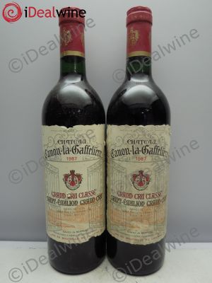 Château Canon la Gaffelière 1er Grand Cru Classé B  1987 - Lot of 2 Bottles