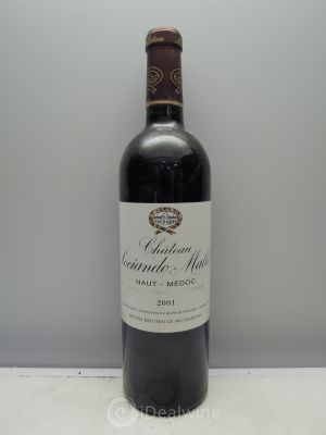 Château Sociando Mallet  2001 - Lot of 6 Bottles
