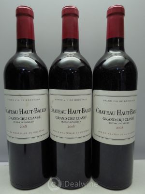 Château Haut-Bailly Cru Classé de Graves  2008 - Lot of 3 Bottles