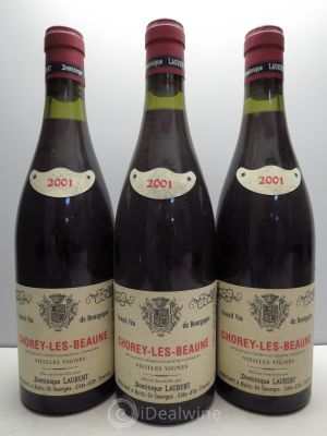 Chorey-lès-Beaune Dom.Laurent Vieilles Vignes(sans prix de réserve no reserve) 2001 - Lot de 3 Bouteilles