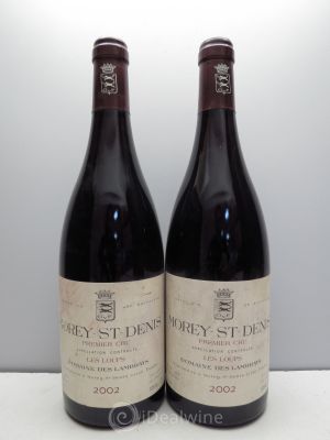 Morey Saint-Denis 1er Cru Les Loups Domaine des Lambrays  2002 - Lot of 2 Bottles