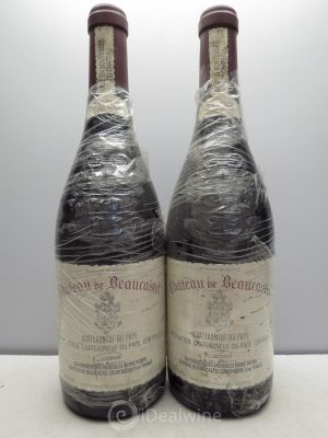 Châteauneuf-du-Pape Château de Beaucastel Jean-Pierre & François Perrin  1998 - Lot of 2 Bottles