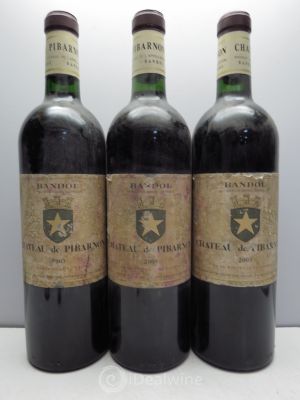 Bandol Château de Pibarnon Comte de Saint-Victor  2003 - Lot of 3 Bottles