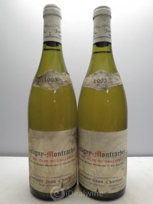 Puligny-Montrachet 1er Cru Clos du Cailleret Domaine Jean Chartron 1993 - Lot of 2 Bottles