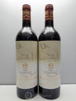 Château Mouton Rothschild 1er Grand Cru Classé  1993 - Lot of 2 Bottles