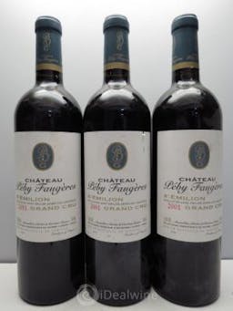 Château Péby Faugères Grand Cru Classé  2001 - Lot of 3 Bottles