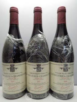 Latricières-Chambertin Grand Cru Jean et Jean-Louis Trapet  2001 - Lot of 3 Bottles