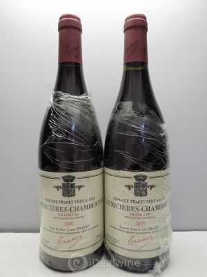 Latricières-Chambertin Grand Cru Jean et Jean-Louis Trapet  2001 - Lot of 2 Bottles